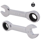 12 Pcs Trade Grade Stubby Ratchet Gear Wrench Spanner Set  CR-V 8 -19mm