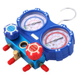 Genuine Air Manifold Gauge Tool set R410a Refrigeration 1/4" 5/16" Adaptor
