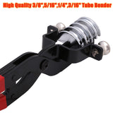 HD Tube Bender Brake Line Pipe 3/16" 1/4" 5/16" 3/8" Bending Pliers Tool