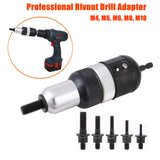 APT Taiwan Nutsert Rivnut Rivet Nut Drill Adaptor Metal Alloy Body SS M4-M10