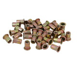 M4 X 100 Nutserts Rivet Nuts Flange Blind Rivnuts Zinc Plated Steel Nut Nutsert