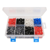 1500 Pcs Bootlace Ferrule Crimper kit 0.25-10mm² Cord End Ratchet Crimping Tool