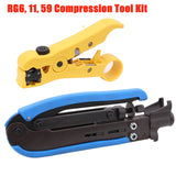 Telstra NBN Tools / HFC RG6 Torque Wrench PCD Key Cable Caddy Compression Tools