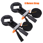2 x 6M Rapid Corner Clamp Band Strap Clamps Vice Picture Frame Woodworking