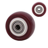 Heavy Duty 2" 50mm Polyurethane Swivel Caster Wheels PU/PTU Castors W/ Brake