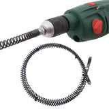 12M+2.5M Spiral Electrical Drill Plumber Drain Snake Pipe Pipeline Sewer Cleaner