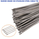 Marine Grade Stainless Steel Cable Ties Zip SS 304 High Quality Self Locking