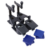 2 Pcs Heavy Duty 3/4" H Style Gluing Pipe Clamp Woodworking Tools Clamp Pads