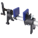 2 Pcs Heavy Duty 3/4" H Style Gluing Pipe Clamp Woodworking Tools Clamp Pads