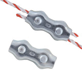 20 Electric Fence Poly Wire Joiner PolyWire Rope Braid Connector Fencing Joiners