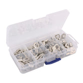 100 Pcs Copper Cable Lug Kit Battery terminal Lug Crimper SC6-6 ~SC35-10