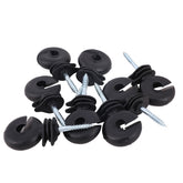 Hi Quality 25 Screw In Insulator polyrope Ring Farm Electric Fence Wood Timber