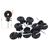 Hi Quality 25 Screw In Insulator polyrope Ring Farm Electric Fence Wood Timber