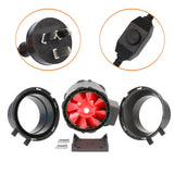 4" 6" 8 " Inline Exhaust Fan Ventilation Tube Duct W/ Speed Controller