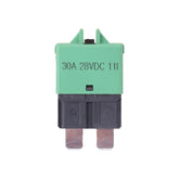30A AMP Circuit Breaker STD Blade ATC Fuse Blocks Max 28Vdc Manual Reset