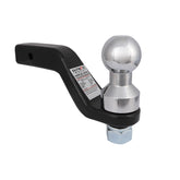 4500KG Forged Ball Mount 4" Drop 2" x 2" Hitch Tow Bar Tongue 70mm Tow Ball