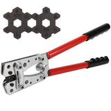 6-50 mm² Anderson Plug Hand Swager Crimping Tool Indent Cable Lug Hex Crimper