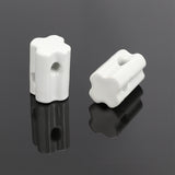 50X Porcelain End Strain Insulator Bullnose Electric Fence Wire Poly Tape