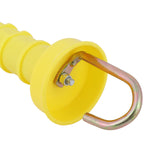 5 Pcs Electric Fence Gate Handle Insulated Spring Handles Yellow