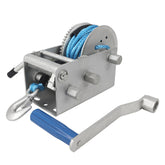 2000KG Hand Winch Dyneema Rope 3 Speed 7mm X 8M Winch Rope Marine Boat Trailer