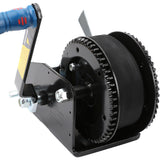 Heavy Duty 3200 LBS Hand Winch Double Gear Hand Break Marine Taiwan Made