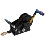 Heavy Duty 3700 LBS Hand Winch Double Gear Hand Break Marine Taiwan Made