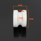 50 X Porcelain Reel Insulator Electric Fence Fencing Wire Poly Tape Rugged Large