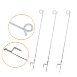 10 Pcs Tread-In Pigtail Steel Posts – Durable Reliable Fencing