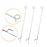 20 Pcs TREAD IN INSULATED STEEL PIGTAIL POSTS TRIP GRAZE PIG TAIL POST