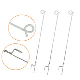 20 Pcs TREAD IN INSULATED STEEL PIGTAIL POSTS TRIP GRAZE PIG TAIL POST