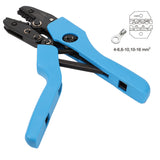 4 - 16 mm² Ratchet Crimper Crimping Tools Pliers Non-Insulated Terminals