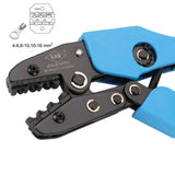 4 - 16 mm² Ratchet Crimper Crimping Tools Pliers Non-Insulated Terminals