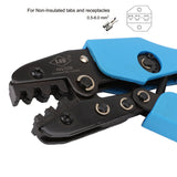 0.5- 6mm² Ratchet  Crimper Non-Insulated Receptacle Plug Terminals