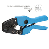 0.5- 6mm² Ratchet  Crimper Non-Insulated Receptacle Plug Terminals