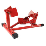 Heavy Duty Motorcycle Motor Motorbike Stand Front Wheel Chock Trailer Transport
