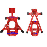 Heavy Duty Motorcycle Motor Motorbike Stand Front Wheel Chock Trailer Transport