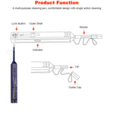 Fiber Cleaner Pen Fibre Optic Cleaning Tools LC MU 1.25mm 800 Cleans NBN CLE-PEN