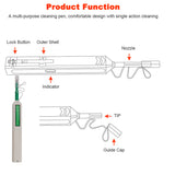 One Click Fiber Optic Cleaner Pen Cleaning Tools SC ST FC 2.5mm 800 Cleans NBN