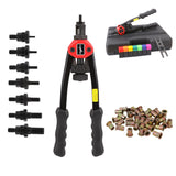 Riveter Rivet Nut Rivnut Tool Kit Nutsert Gun Nutserts M3-M12 230Pcs