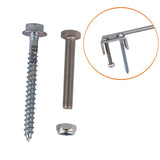 10X 340mm Offset Pigtail Insulator Outrigger Electric Fence Star Picket Post