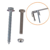 100 X 340mm Offset Pigtail Insulator Outrigger Electric Fence Star Picket Post