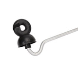 100 Pcs Offset Screw In Insulators Electric Fence Tape Wire Strap Timber Post