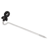 100 Pcs Offset Screw In Insulators Electric Fence Tape Wire Strap Timber Post