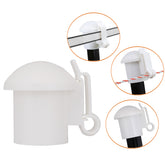 50 Pcs Cap Insulators Star Picket Insulator Electric Fence Post Poly Wire Tape