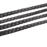 BLK Dyneema Winch Rope 10MM x 30M BLK Anodised with Fairlead Synthetic 4WD Tow