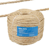 4mm x 220M Sisal Rope Natural Fiber Biodegradable 3 Strands ScratchingClimbing