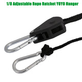 1/8" 1/4" Adjustable Rope Ratchet Heavy Duty Grow Light Reflector Hanger