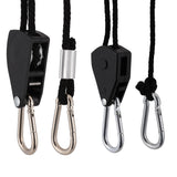 1/8" 1/4" Adjustable Rope Ratchet Heavy Duty Grow Light Reflector Hanger