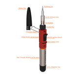 IRODA Pro-150KB Soldering Iron Gun Kit Butane Gas Automatic Ignition 125w