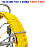 4.5mm 100M Traceable Cable Duct Rodder Snake Copper trace Wire Telstra NBN Tool
